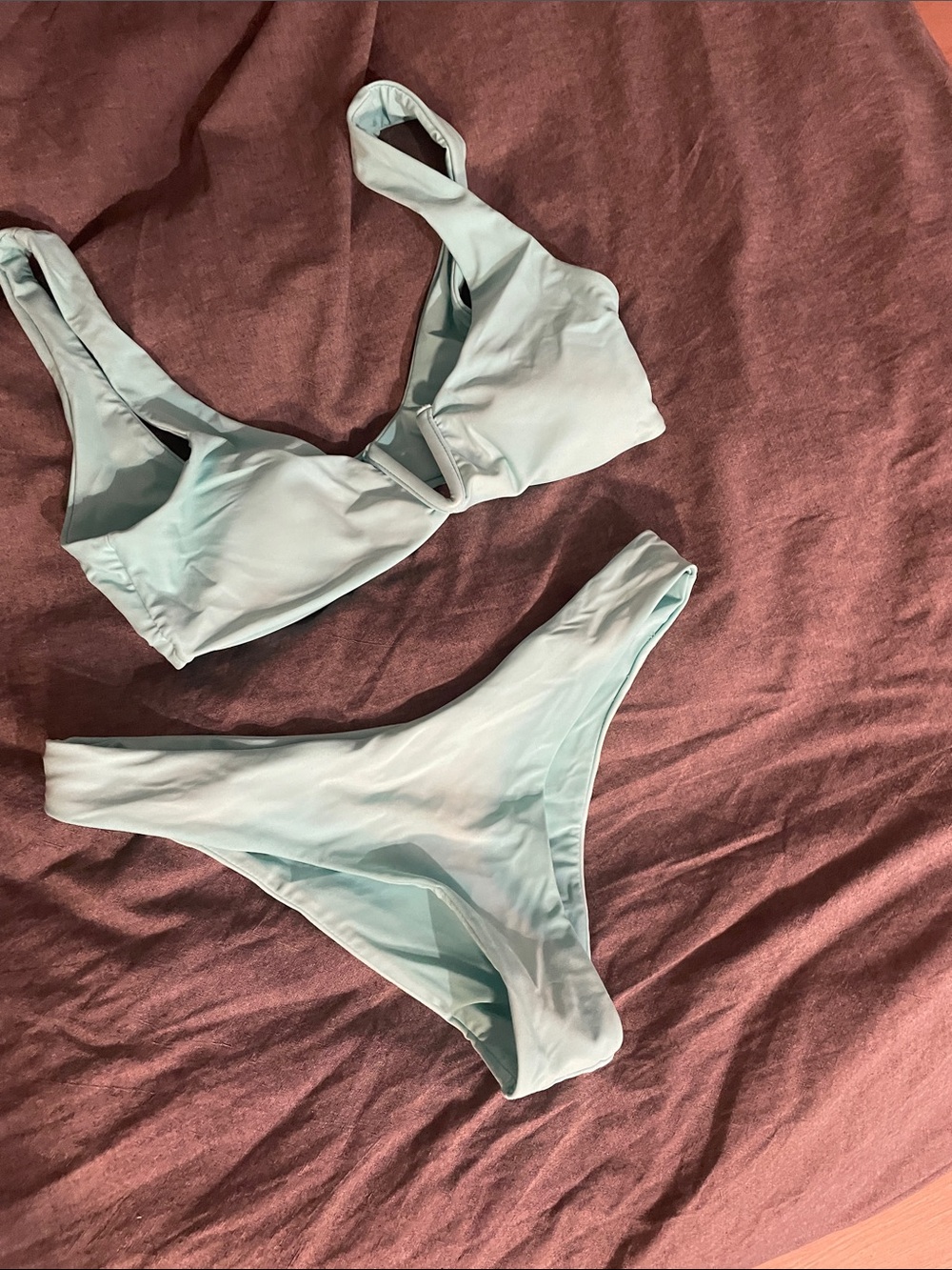 Teal bikini